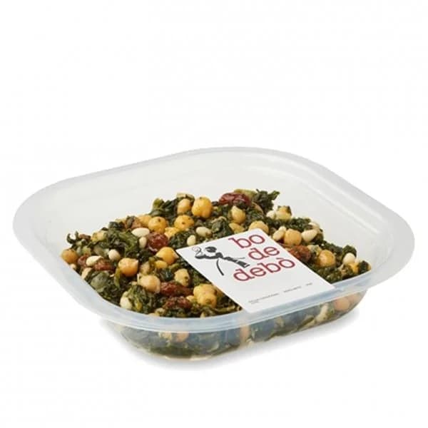 Espinacas con Garbanzos, Pasas y Piñones 250 g - 0.25 kg - Imagen del producto en Findit