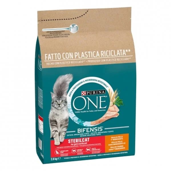 Pienso de pollo y trigo para gatos esterilizados Purina One 2,8  Kg - 2.8 kg - Imagen del producto en Findit