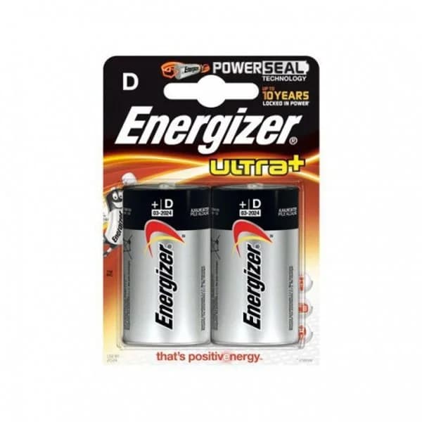 Pack de 2 Pilas Alcalinas Uso Frecuente D Lr20 Ultra Plus - 2 ud - Imagen del producto en Findit
