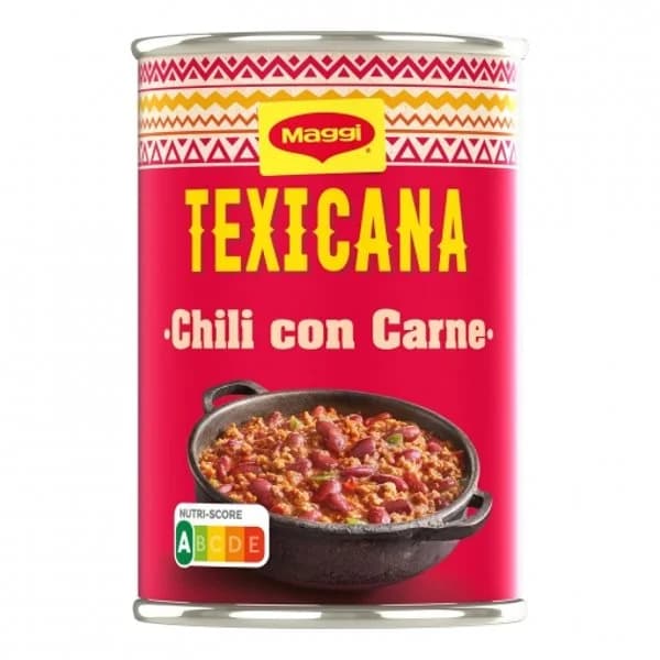 Chili con carne Texicana Maggi sin gluten 425 g. - 0.42 kg - Imagen del producto en Findit