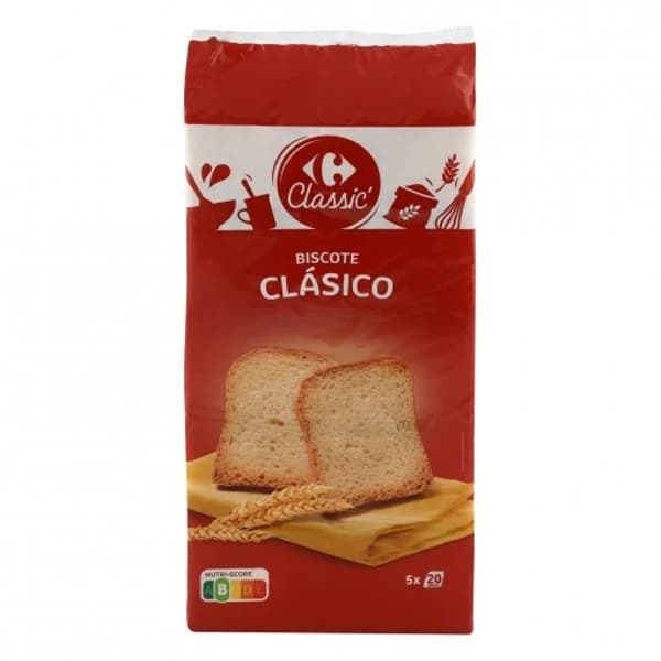Biscote clásico Carrefour Classic' 750 g. - 1 ud - Imagen del producto en Findit