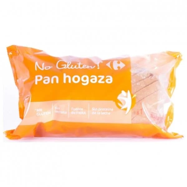 Hogaza de pan Carrefour No Gluten sin gluten y sin lactosa 390 g. - 0.39 kg - Imagen del producto en Findit
