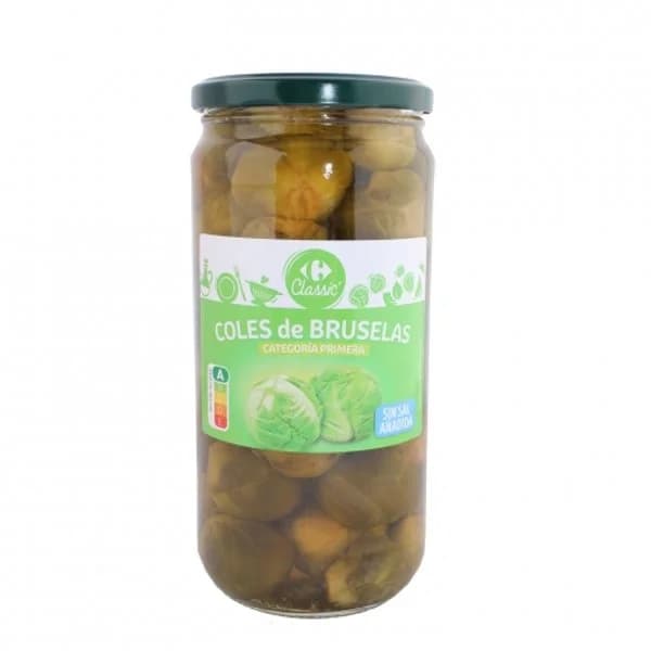 Coles de bruselas sin sal añadida Classic Carrefour 400 g. - 0.4 kg - Imagen del producto en Findit