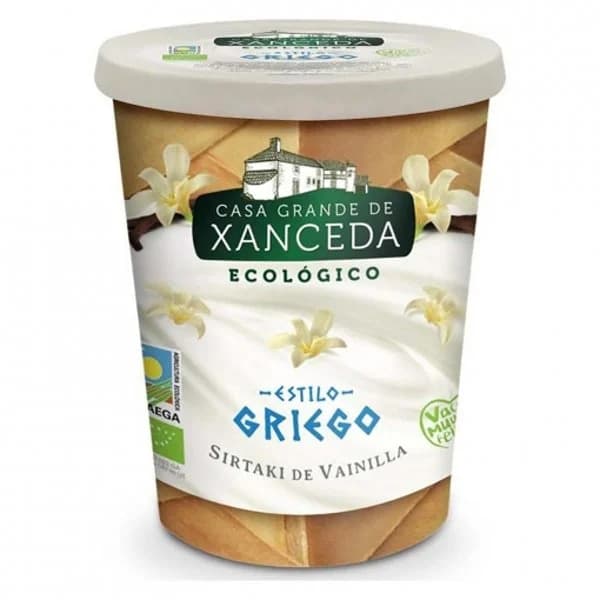 Yogur estilo griego de sirtaki de vainilla ecológico Casa Grande Xanceda sin gluten 400 g. - 1 ud - Imagen del producto en Findit