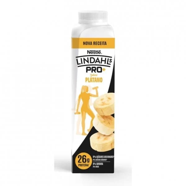 Yogur Liquido Proteina Lindahls Platano - 0.33 kg - Imagen del producto en Findit