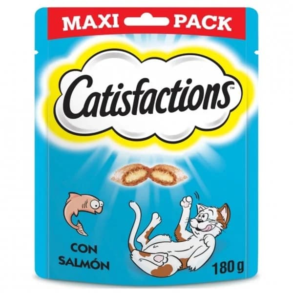 Snacks de salmón para gatos Catisfactions 180 g. - 0.18 kg - Imagen del producto en Findit