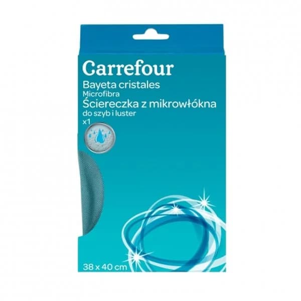 Bayeta especial de Microfibra  Carrefour   - Azul - 1 ud - Imagen del producto en Findit