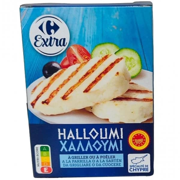 Queso de paste prensada semidura HALLOUMI PDO Carrefour Extra 225 g - 0.22 kg - Imagen del producto en Findit