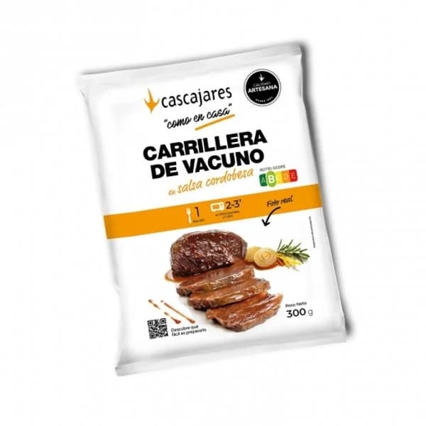 Carrillera de Vacuno en Salsa Cascajares 300 g - 0.3 kg - Imagen del producto en Findit