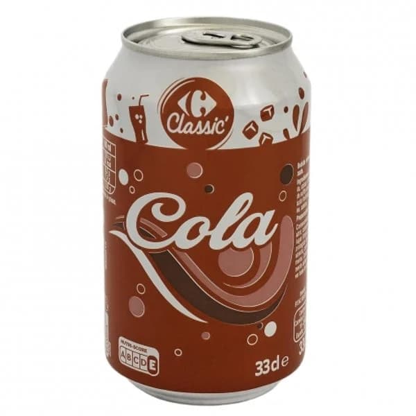 Cola Carrefour Classic' lata 33 cl. - 0.33 l - Imagen del producto en Findit