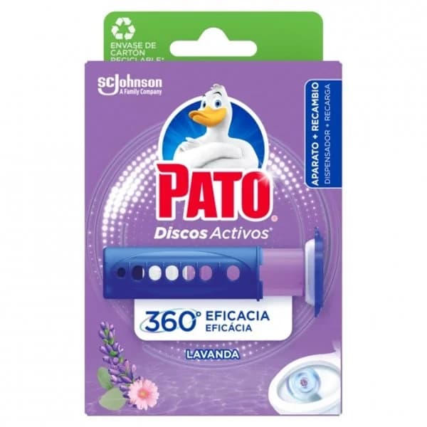 Discos wc activos inodoros lavanda aparato + recambio Pato 1 ud. - 1 ud - Imagen del producto en Findit
