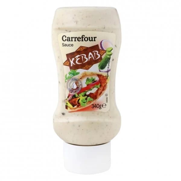 Salsa kebab Carrefour envase 340 g. - 0.34 kg - Imagen del producto en Findit