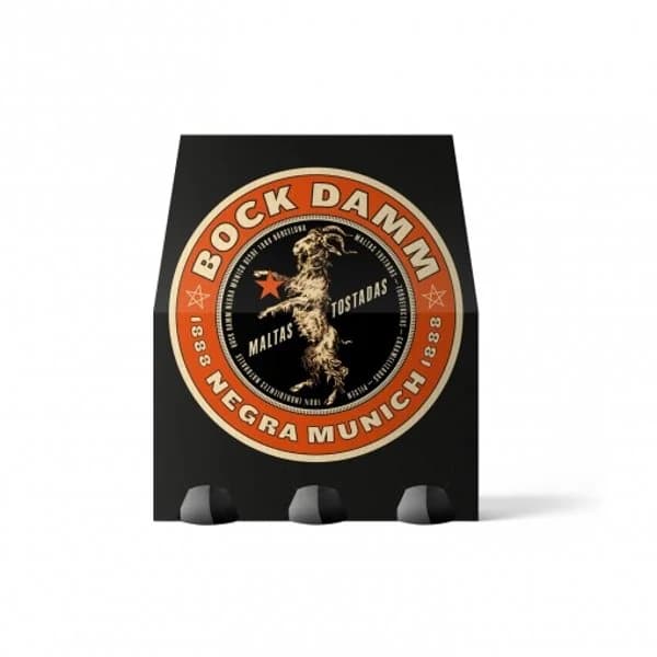 Cerveza negra Bock Damm Munich pack de 6 botellas de 25 cl. - 1 ud - Imagen del producto en Findit