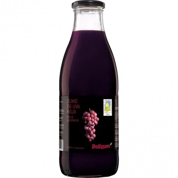 Zumo de uva roja ecológico Delizum botella 1 l. - 1 l - Imagen del producto en Findit
