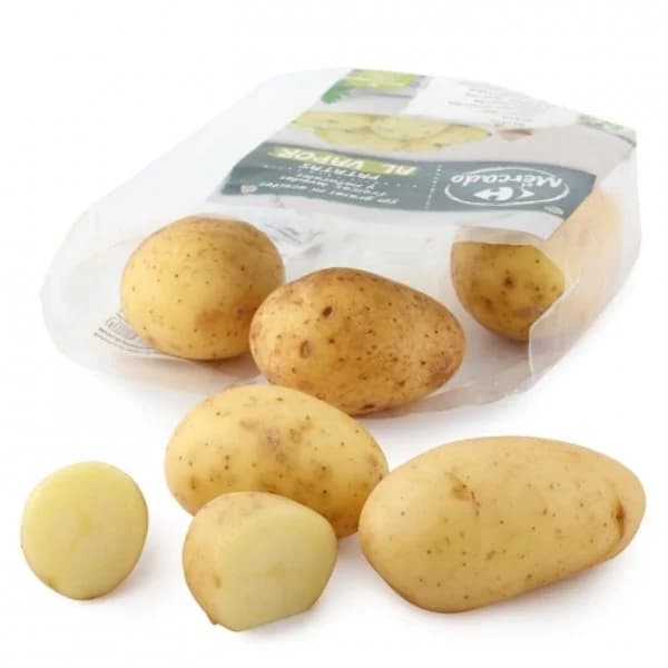 Patata baby al vapor para microondas El Mercado Carrefour bolsa de 400 g - 0.4 kg - Imagen del producto en Findit