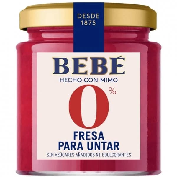 Fresa para untar 0% azúcar añadido Bebé 230 g. - 0.23 kg - Imagen del producto en Findit