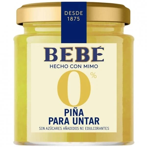 Untable de piña Bebé sin azúcar añadido 230 g. - 0.23 kg - Imagen del producto en Findit