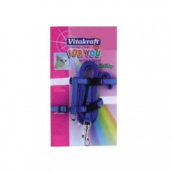 Correa y Arnés Liso para Gato Vitakraft - 1 ud - Imagen del producto en Findit