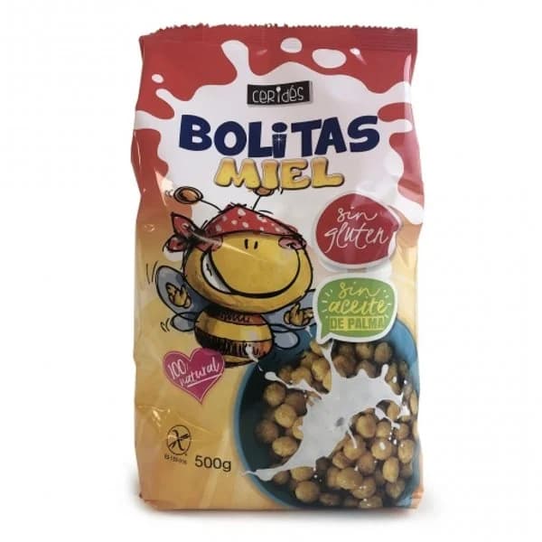 Cereales bolitas de miel Ceridés sin gluten 500 g. - 1 ud - Imagen del producto en Findit