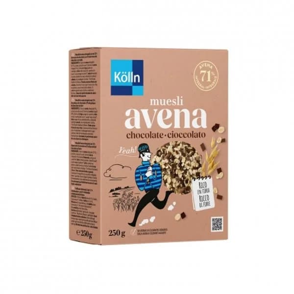 Muesli de avena con chocolate Köll 250 g. - 0.25 kg - Imagen del producto en Findit