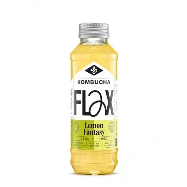 Kombucha lemon fantasy Flax & Kale lata 33 cl. - 0.33 l - Imagen del producto en Findit