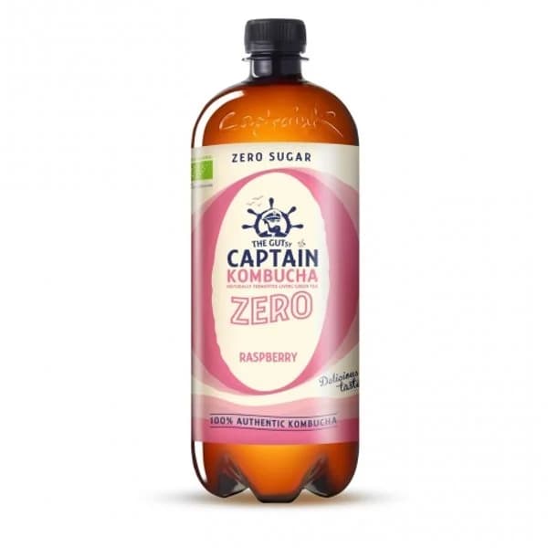Captain Kombucha The Gutsy Raspberry ecológico botella 1 l. - 1 l - Imagen del producto en Findit