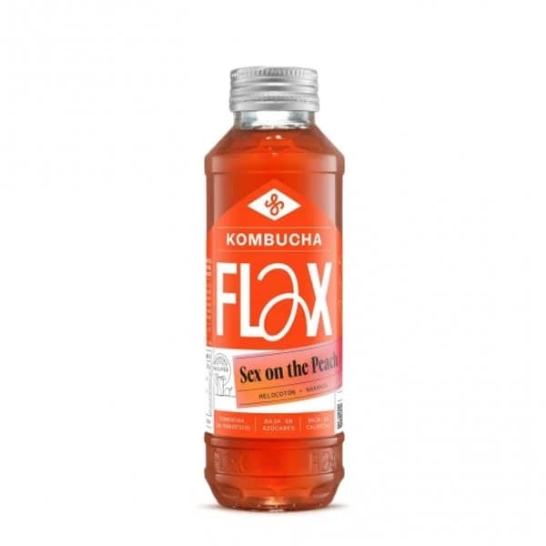 Kombucha sex on the peach Flax & Kale lata 33 cl. - 0.33 l - Imagen del producto en Findit