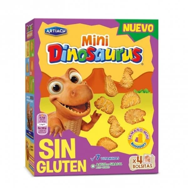 Galleta Mini Dinosaurus sin Gluten - 0.16 kg - Imagen del producto en Findit