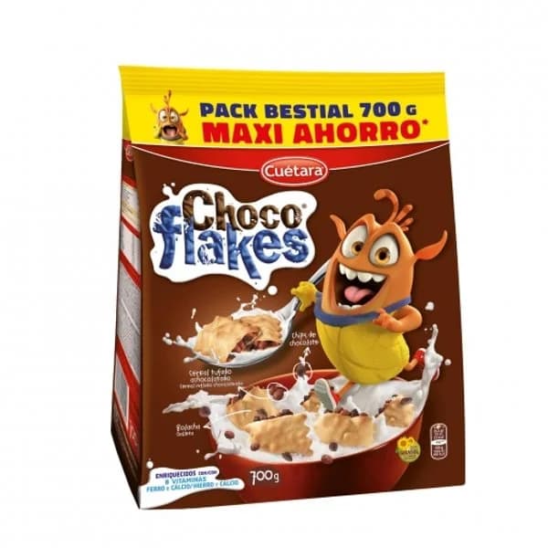 Galletas Choco Flakes Cuétara 700 g. - 0.65 kg - Imagen del producto en Findit