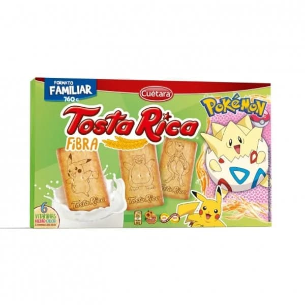 Galleta fibra Tosta Rica 760 g. - 0.76 kg - Imagen del producto en Findit
