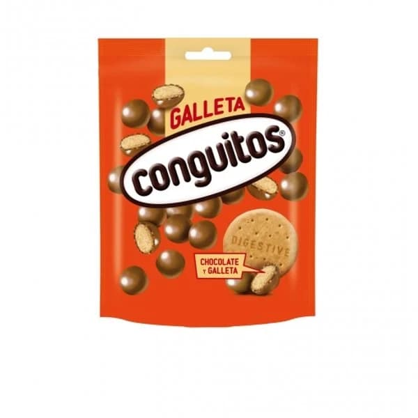 Bolas de galleta bañadas en chocolate con leche Conguitos doy pack 120 g. - 0.12 kg - Imagen del producto en Findit