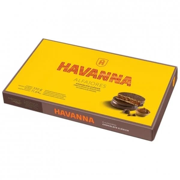 Alfajores de Chocolate Havanna 330 g. - 0.33 kg - Imagen del producto en Findit