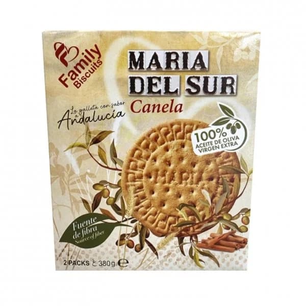 Galletas canela María del Sur Family Biscuits 380 g. - 1 ud - Imagen del producto en Findit