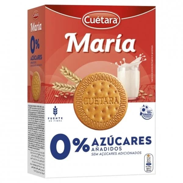 Galleta maría Cuetara sin azúcar añadido 400 g. - 0.4 kg - Imagen del producto en Findit