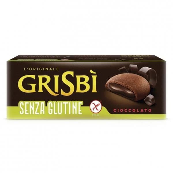 Galletas rellenas de crema de chocolate Grisbi sin gluten 150 g. - 0.15 kg - Imagen del producto en Findit