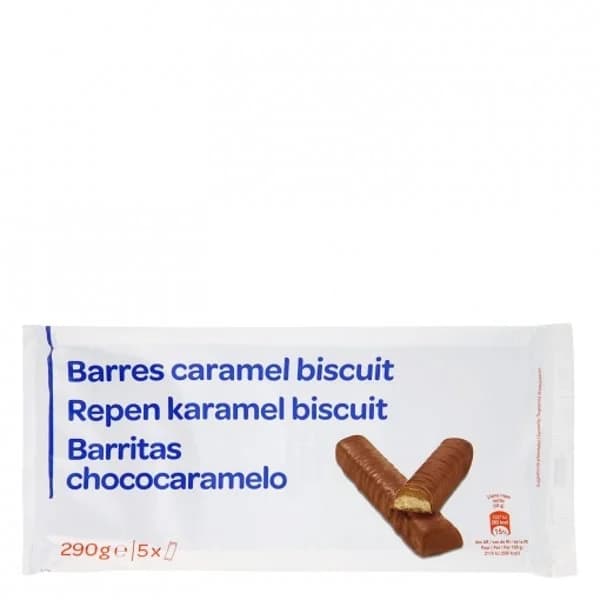 Barrita de chocolate con galleta y caramelo 290 g. - 0.29 kg - Imagen del producto en Findit