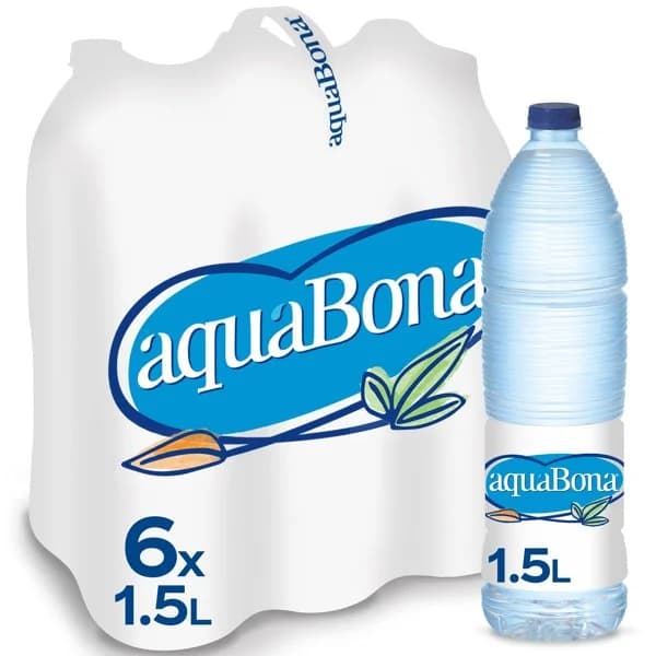 Agua mineral natural Aquabona pack 6 x 1.5 l - 8.93 l - Imagen del producto en Findit