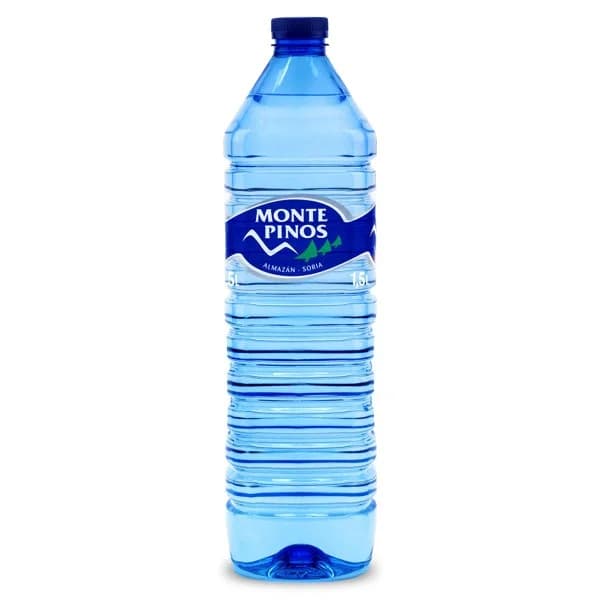 Agua mineral natural Monte pinos botella 1.5 l - 1.49 l - Imagen del producto en Findit