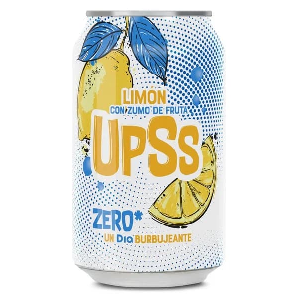 Refresco de limón zero Upss Dia lata 33 cl - 0.33 l - Imagen del producto en Findit