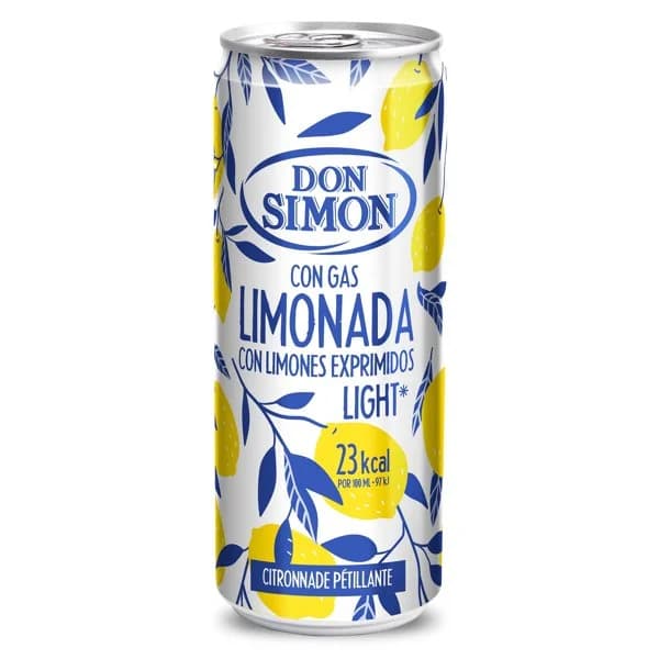Limonada natural con gas Don Simón lata 33 cl - 1 ud - Imagen del producto en Findit
