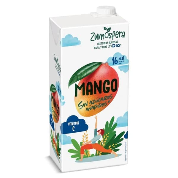 Bebida de zumo de mango sin azúcares añadidos Zumosfera de Dia brik 1 l - 1 l - Imagen del producto en Findit