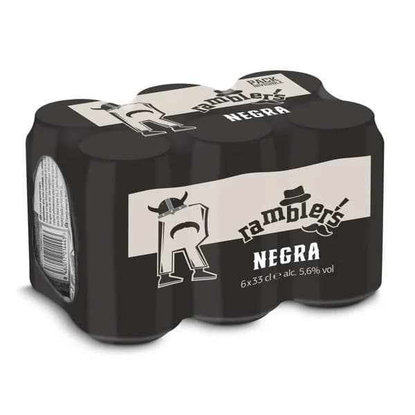 Cerveza especial negra Ramblers de Dia pack 6 x 33 cl - 1.98 l - Imagen del producto en Findit