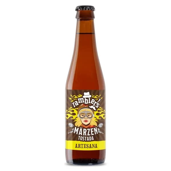 Cerveza artesana tostada Märzen Ramblers de Dia botella 33 cl - 0.33 ud - Imagen del producto en Findit