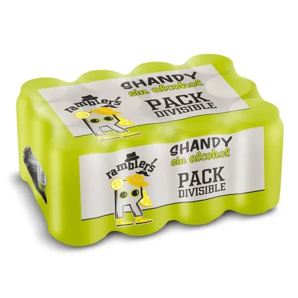 Cerveza sabor limón shandy sin alcohol Ramblers de Dia pack 12 x 33 cl - 3.96 l - Imagen del producto en Findit
