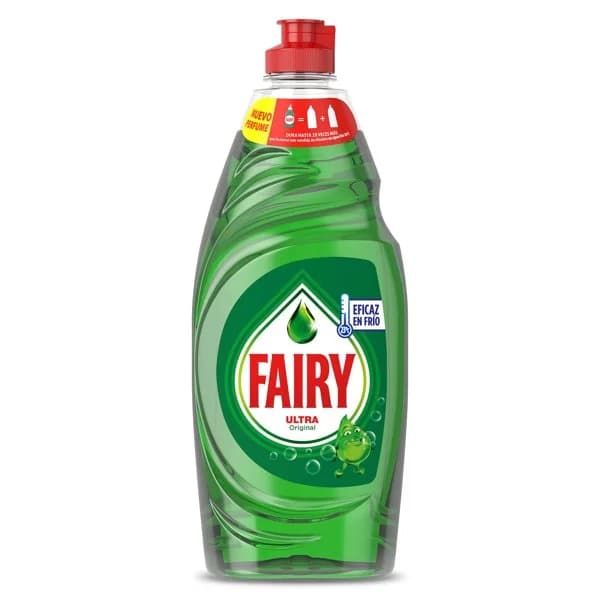 Lavavajillas mano concentrado ultra Fairy botella 480 ml - 0.48 l - Imagen del producto en Findit