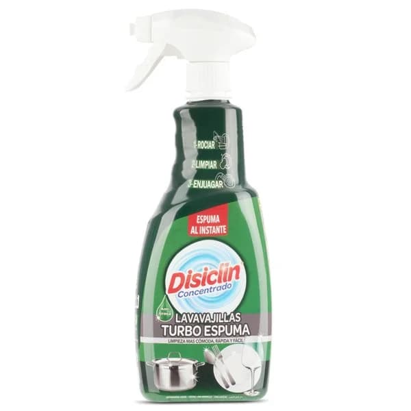 Lavavajillas turbo espuma Disiclin spray 750 ml - 0.75 l - Imagen del producto en Findit