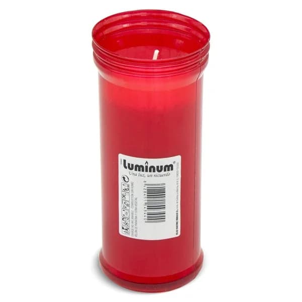 Velón rojo Lumar 1 unidad - 1 ud - Imagen del producto en Findit