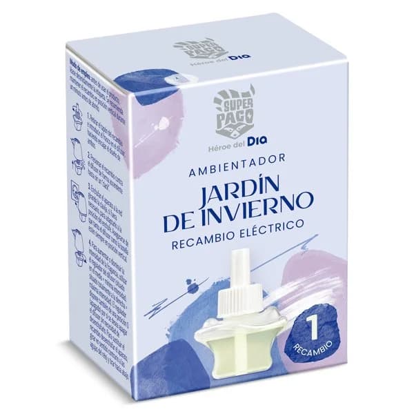 Ambientador eléctrico jardín de invierno recambio Super Paco de Dia caja 1 unidad - 1 ud - Imagen del producto en Findit