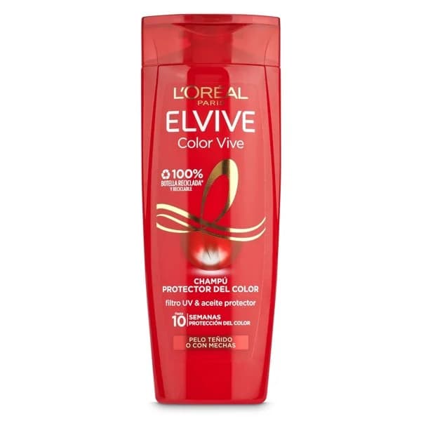 Champú protector del color cabello teñido Elvive botella 300 ml - 0.3 l - Imagen del producto en Findit