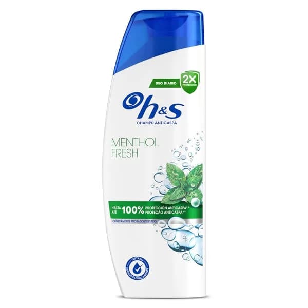 Champú anticaspa menthol fresh H&s botella 250 ml - 0.25 l - Imagen del producto en Findit